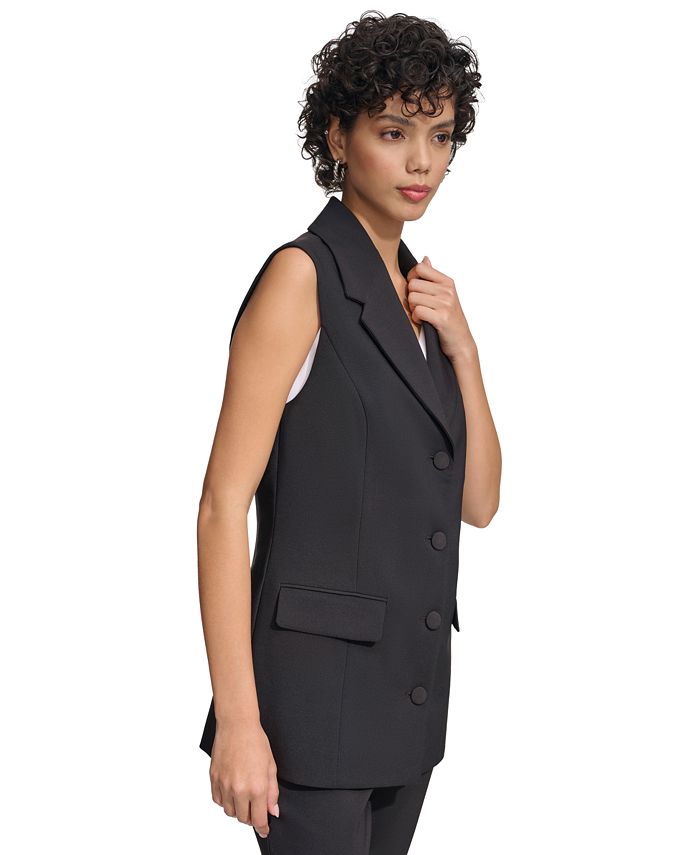 Calvin Klein Women's Button Front Vest Macy's