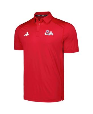 Men's Red Fresno State Bulldogs Classic AEROREADY Polo Shirt