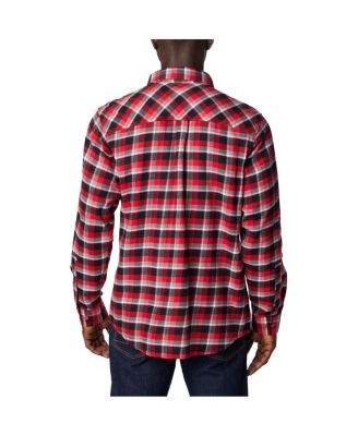 Men's Red Georgia Bulldogs Flare Gun Flannel Long Sleeve Shirt