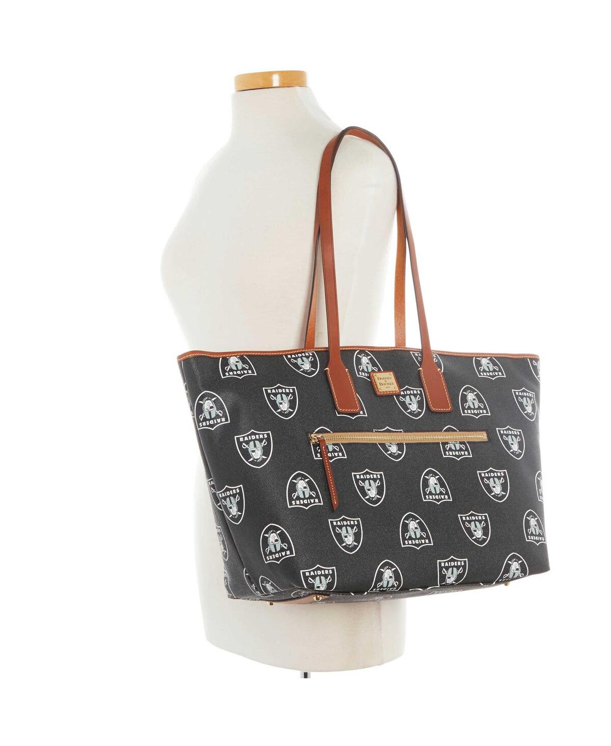 Women's Dooney & Bourke Las Vegas Raiders Sporty Monogram Zip Tote Bag