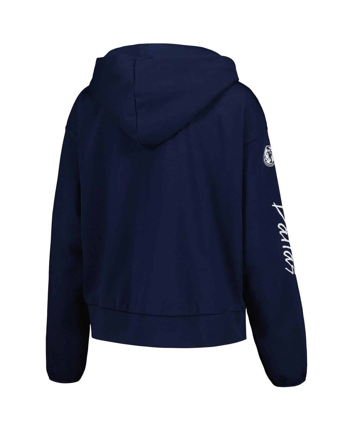 Nike Navy Dallas Mavericks Courtside Standard Issue Performance Pullover Hoodie In Navy