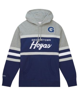 Men's Navy Georgetown Hoyas Head Coach Pullover Hoodie