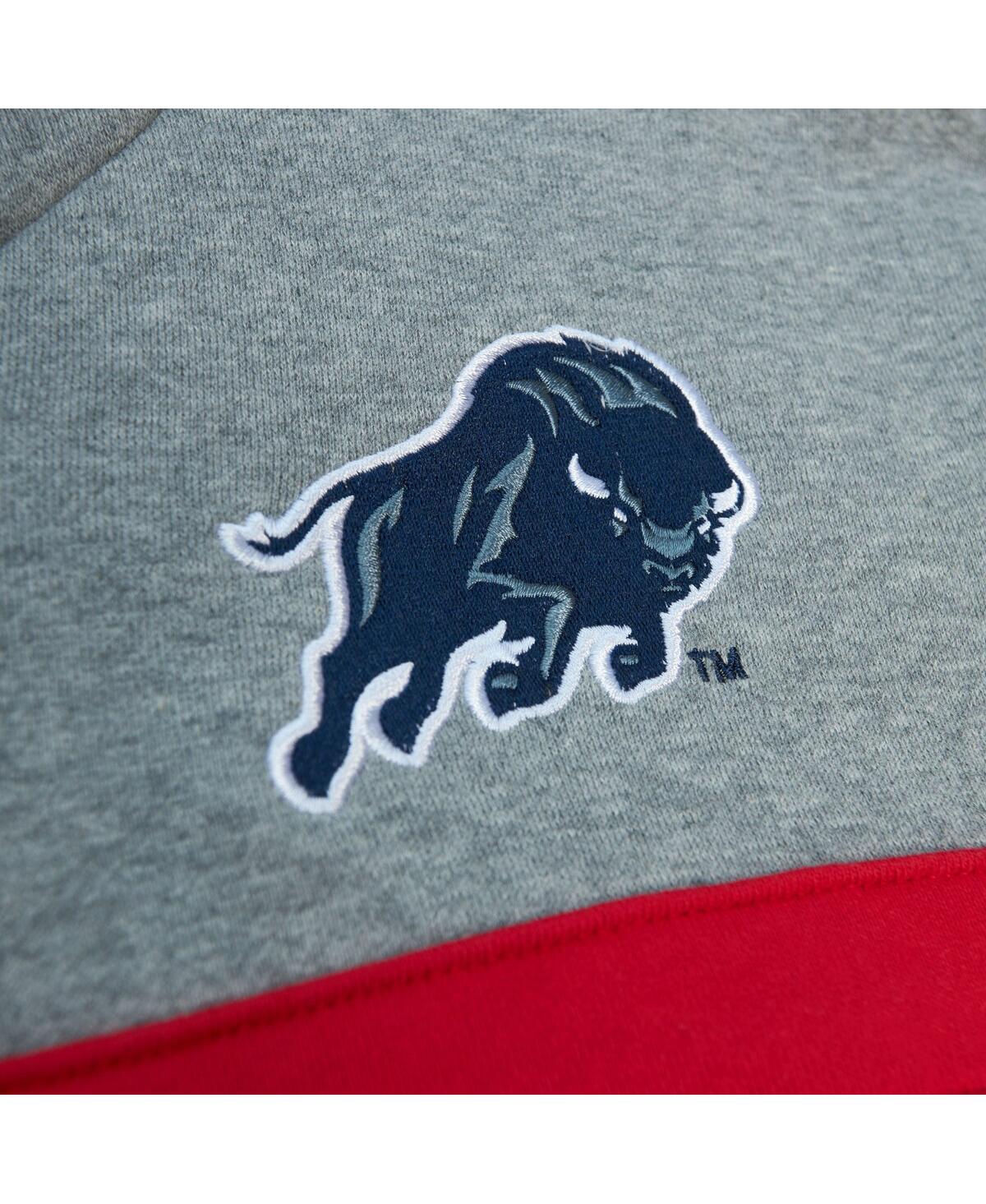 Men's Mitchell & NessHoward Bison Head Coach Pullover Hoodie - Navy