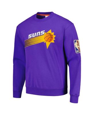 Men's Purple Phoenix Suns Hardwood Classics There and Back Pullover Sweatshirt