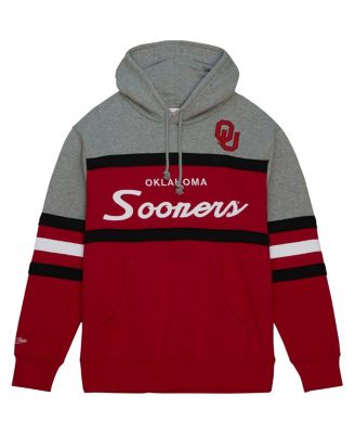 Men's Red Oklahoma Sooners Head Coach Pullover Hoodie