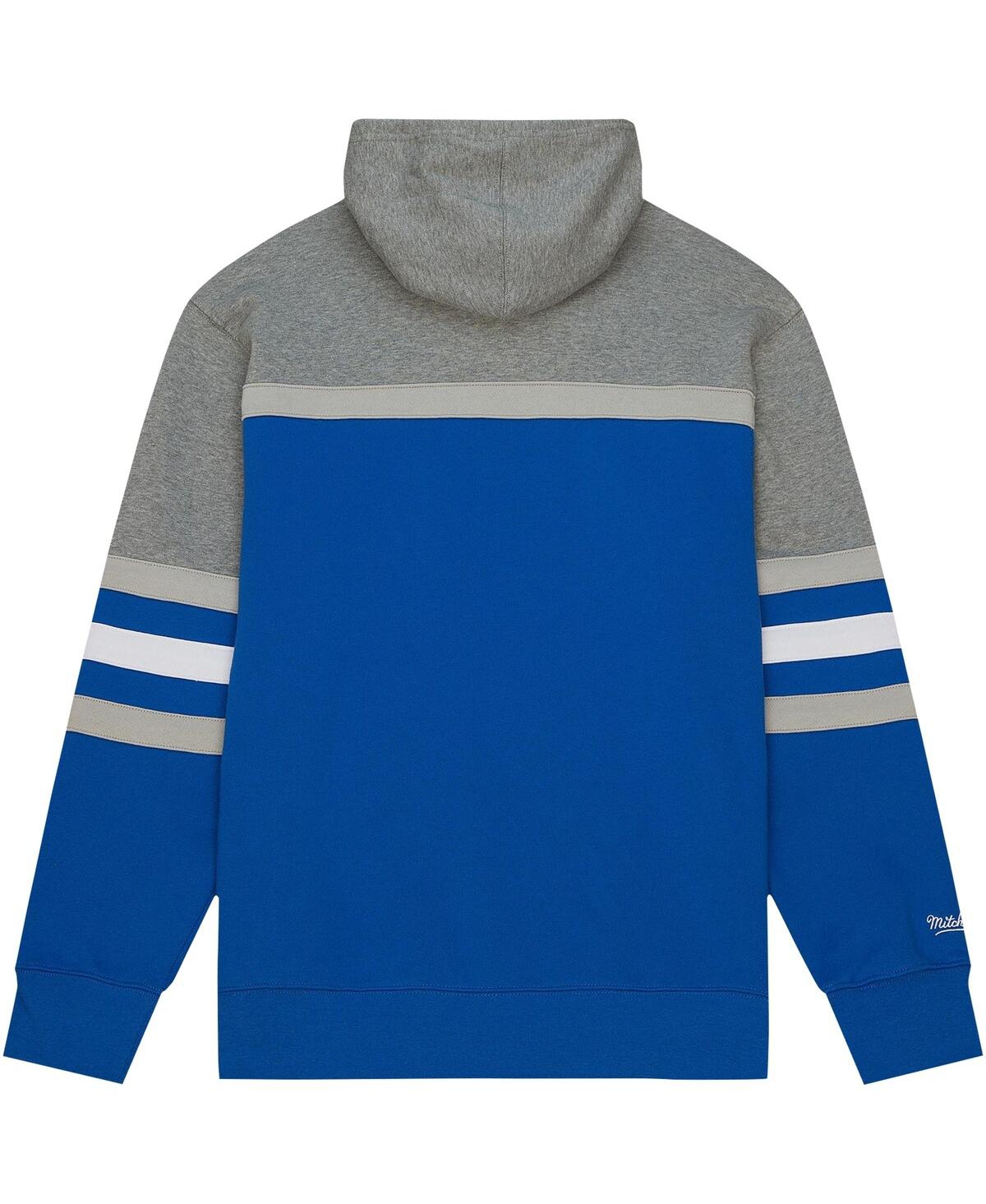 Men's Mitchell & NessKentucky Wildcats Head Coach Pullover Hoodie - Royal