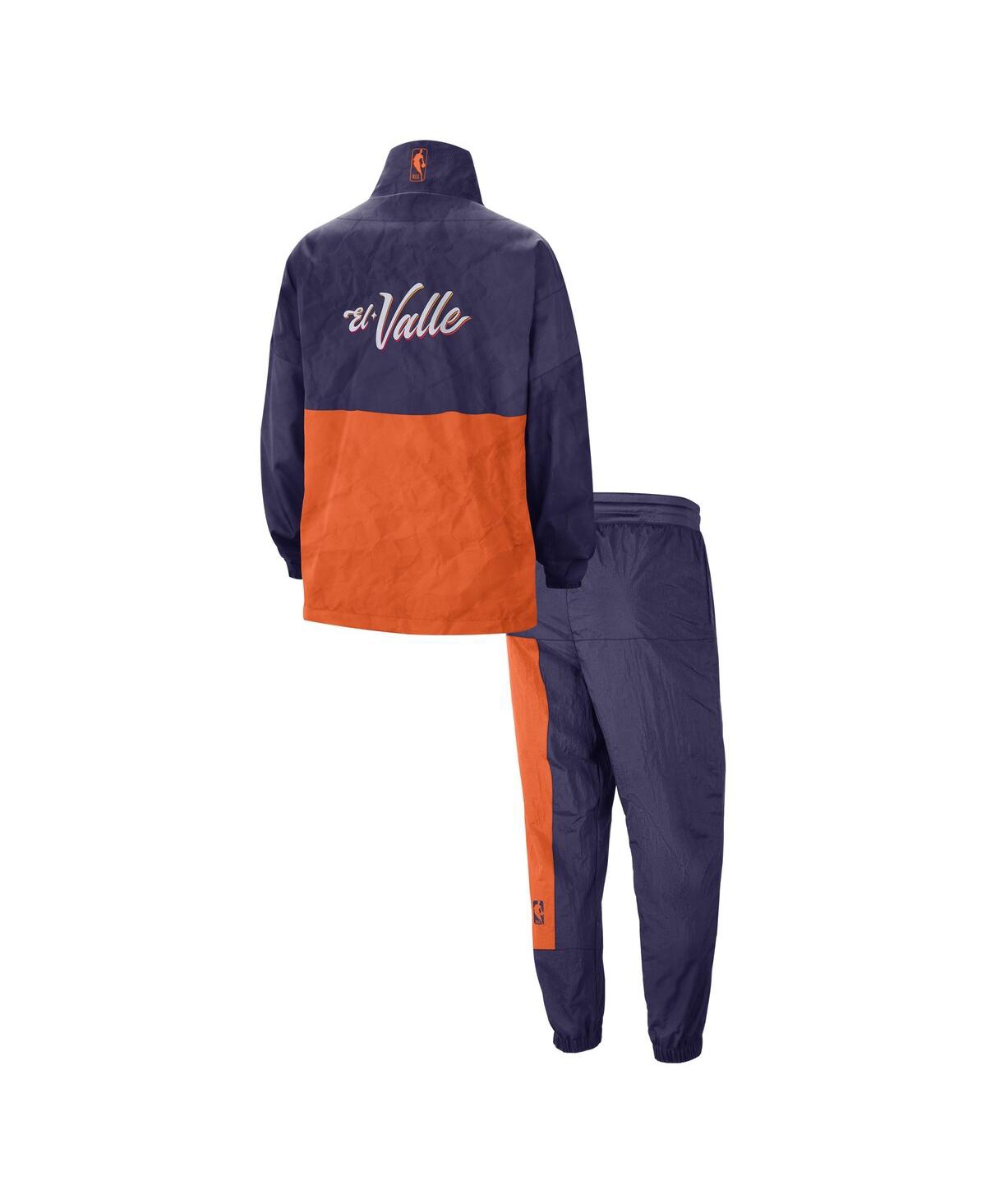 Men's NikePhoenix Suns 2023/24 City Edition Courtside Starting Five Full-Zip Jacket and Pants Set - Black