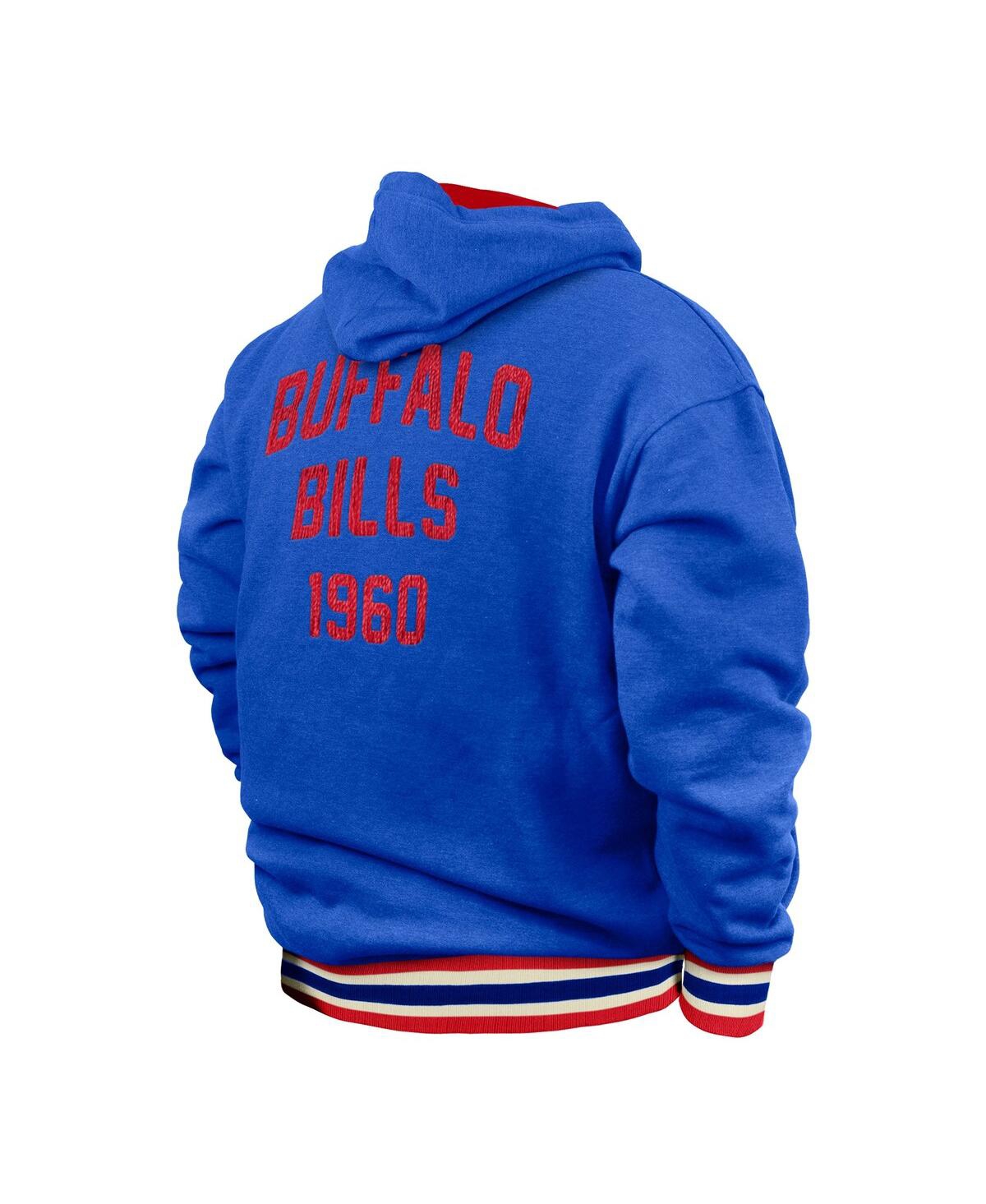 Shop New Era Men's  Royal Buffalo Bills Big And Tall Nfl Pullover Hoodie