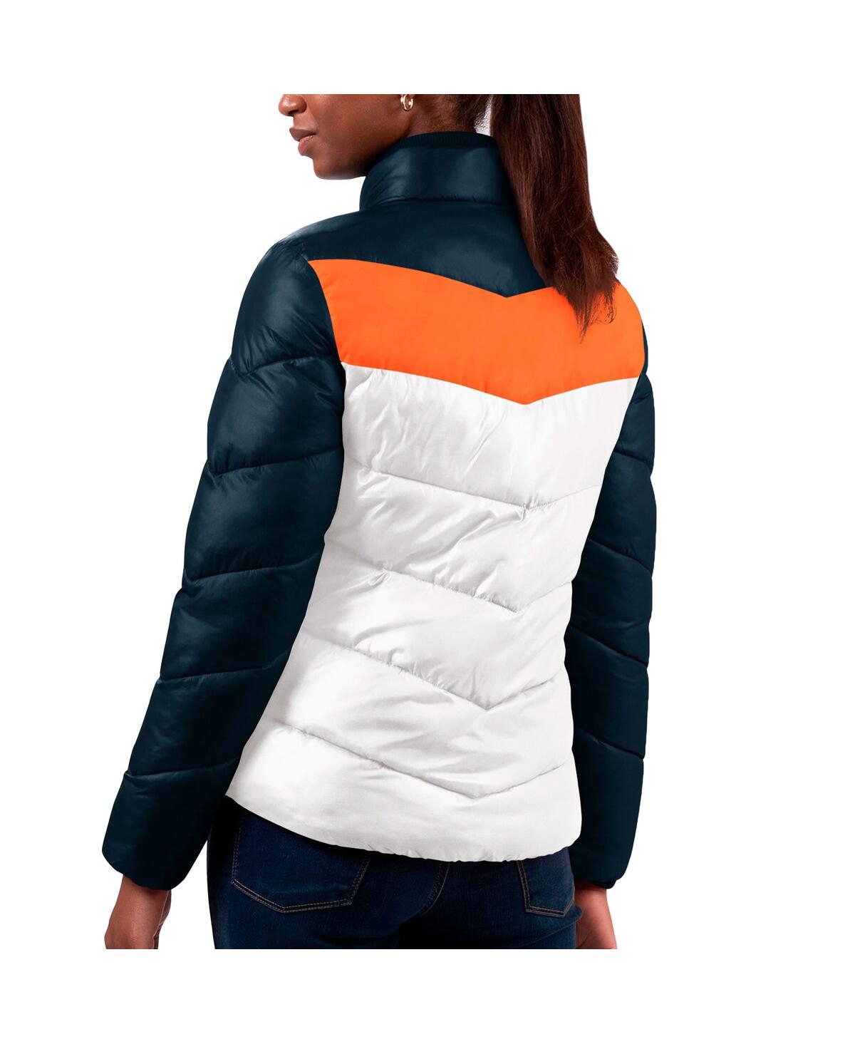 Women's G-iii 4Her by Carl Banks Navy Chicago Bears New Star Quilted Full-Zip Jacket - Navy