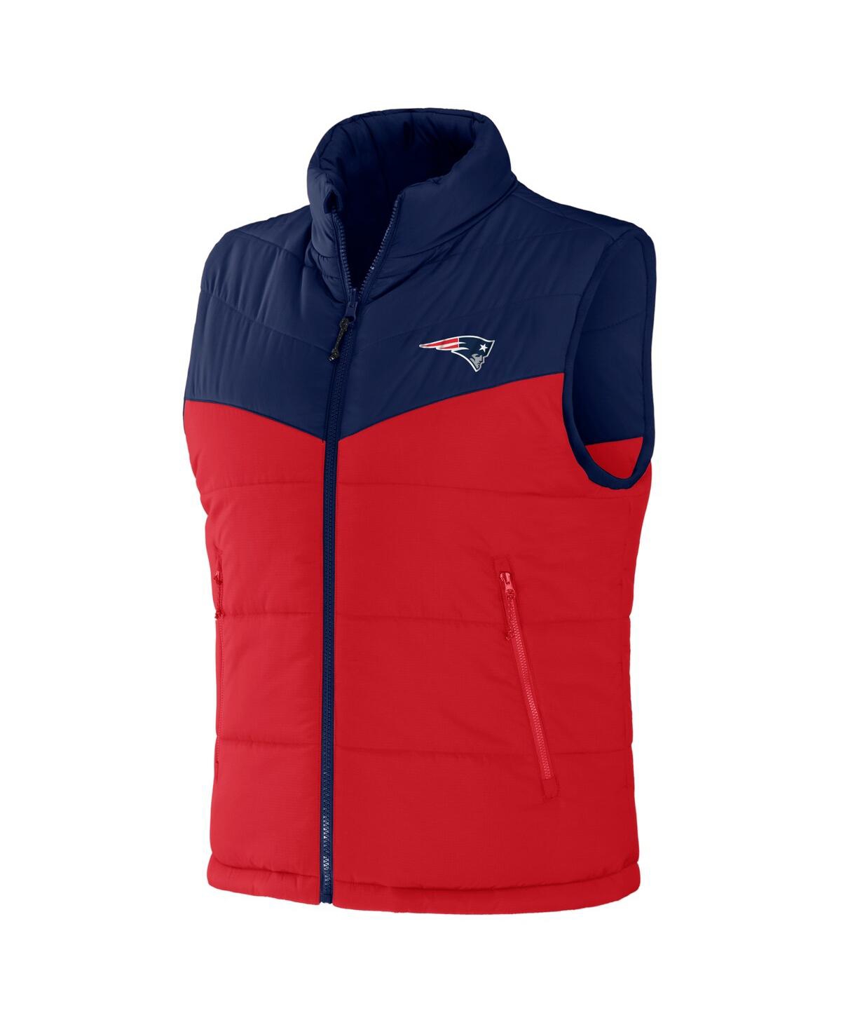 Men's Nfl x Darius Rucker Collection by FanaticsNew England Patriots Colorblocked Full-Zip Vest - Navy