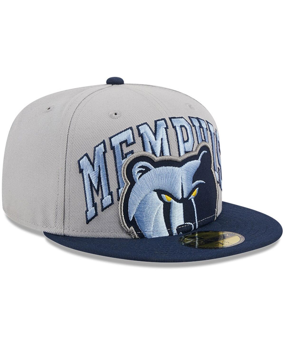 Men's New Era Navy Memphis Grizzlies Tip-Off Two-Tone 59FIFTY Fitted Hat - Navy