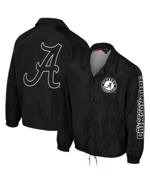 Женские куртки The Wild Collective Men's and Women's Black Alabama Crimson Tide Coaches Full-Snap Jacket