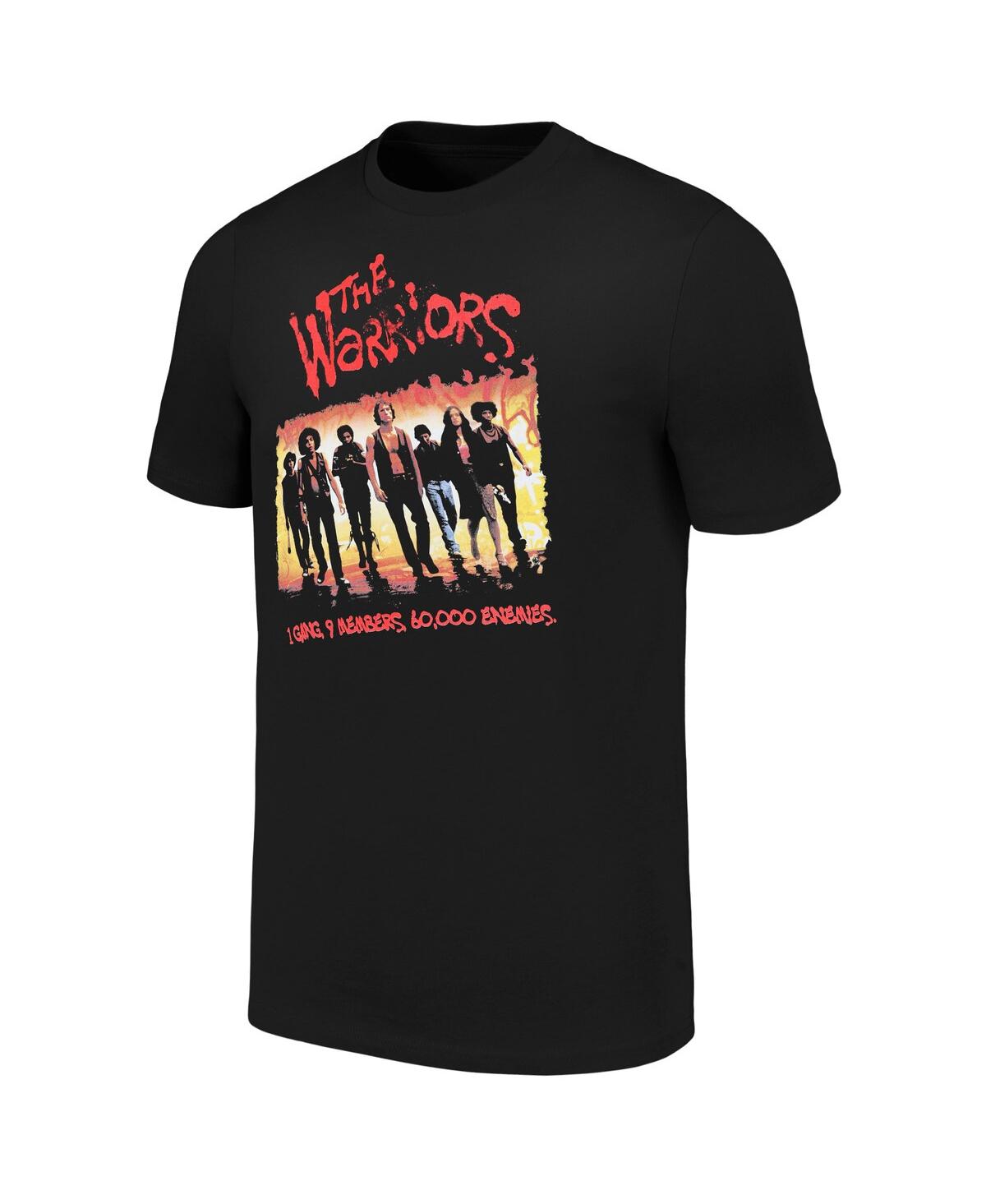 Shop Ripple Junction Men's  Black The Warriors Group T-shirt