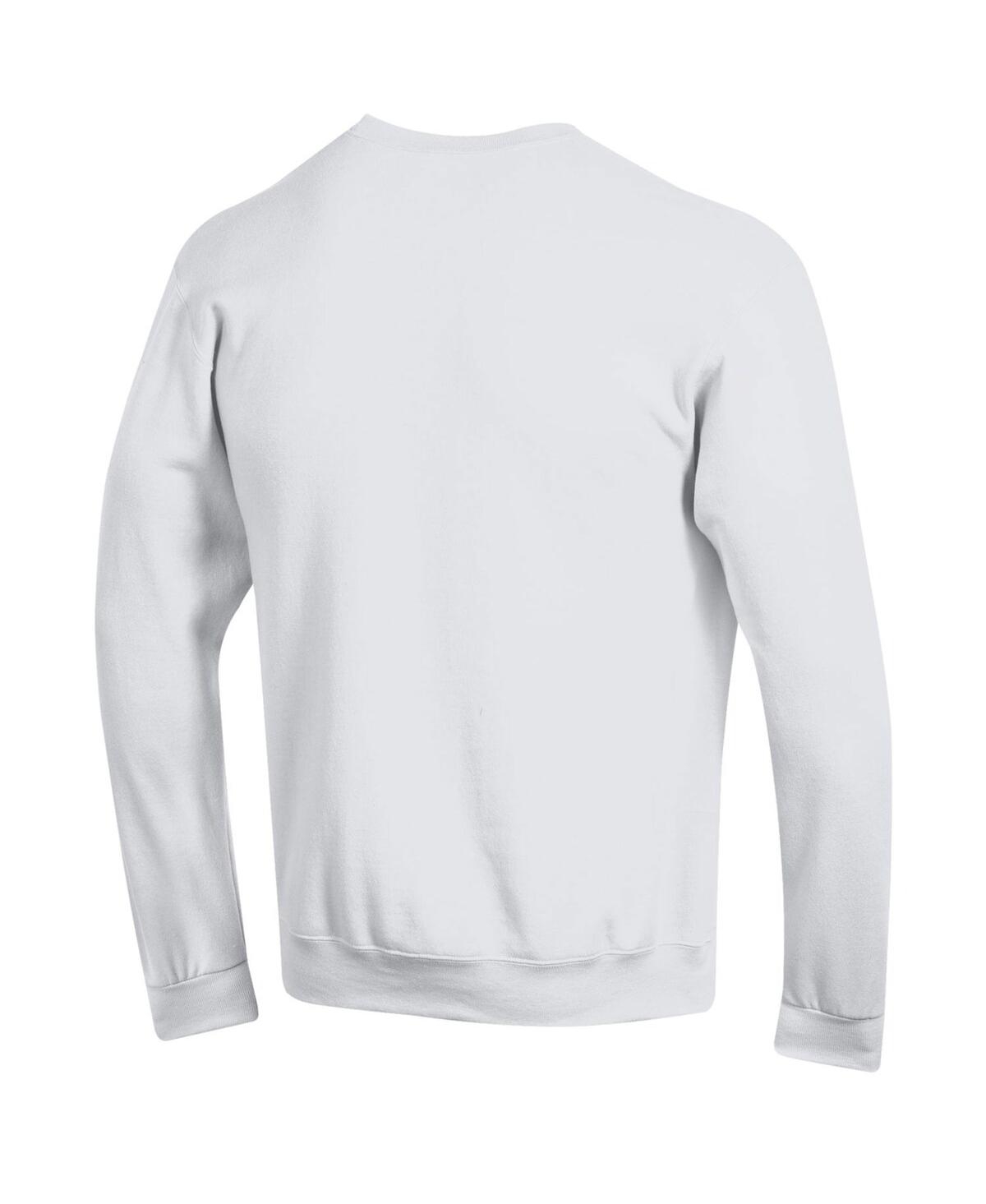 Shop Champion Men's  White Colorado Buffaloes Primary Logo Pullover Sweatshirt