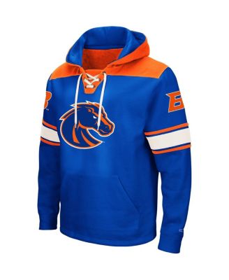 Men's Royal Boise State Broncos 2.0 Lace-Up Pullover Hoodie