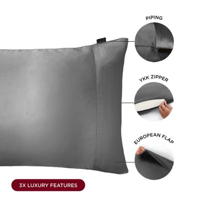 Trisilk Washable Mulberry Silk Pillowcase, King