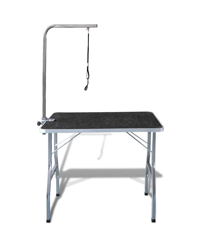vidaXL Portable Pet Dog Grooming Table with Castors Macy's