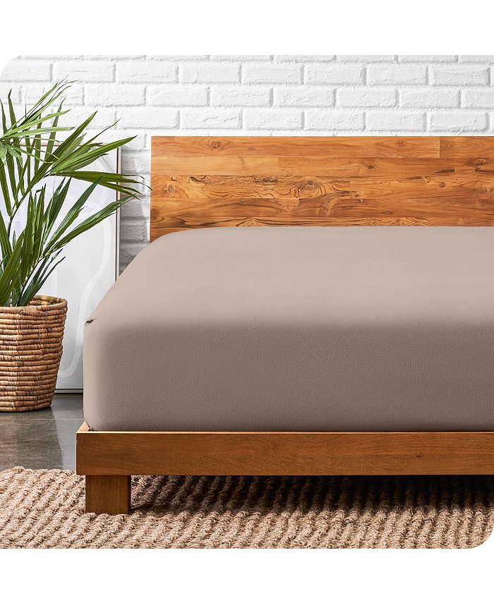 Bare Home Cotton Flannel Fitted Sheet Queen Macy's