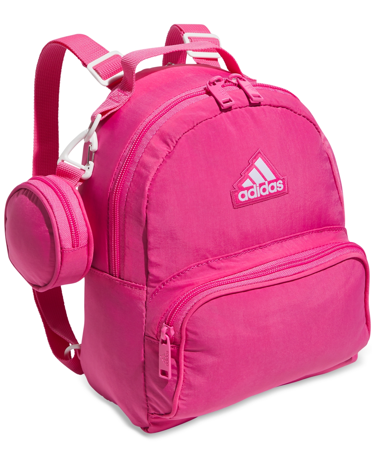 Adidas Originals Women's Must Have Mini Backpack In Pulse Magenta Pink,white
