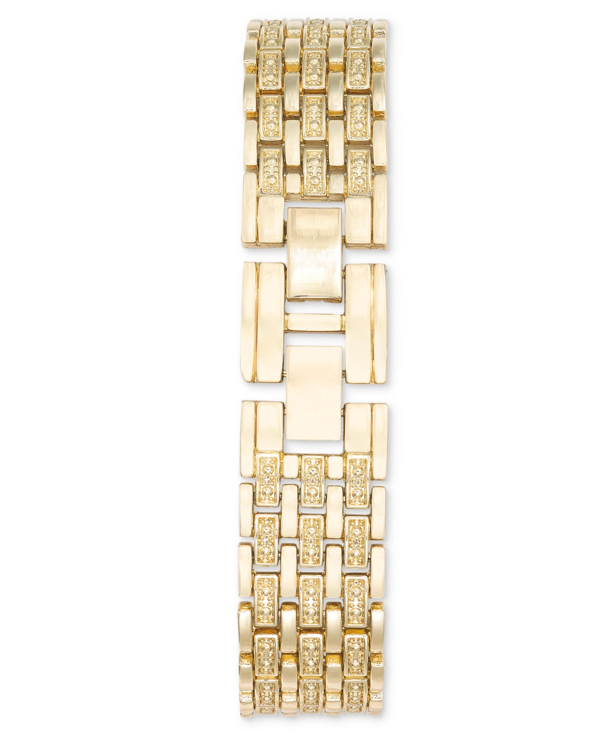 Shop Inc International Concepts Women's Crystal Gold-tone Bracelet Watch 33mm, Created For Macy's