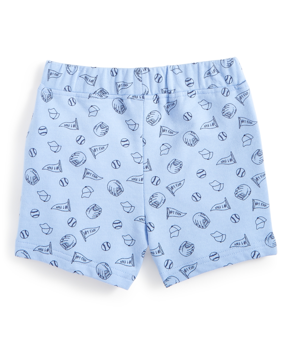 Shop First Impressions Baby Boys Baseball Shorts, Created For Macy's In Blue Whisper