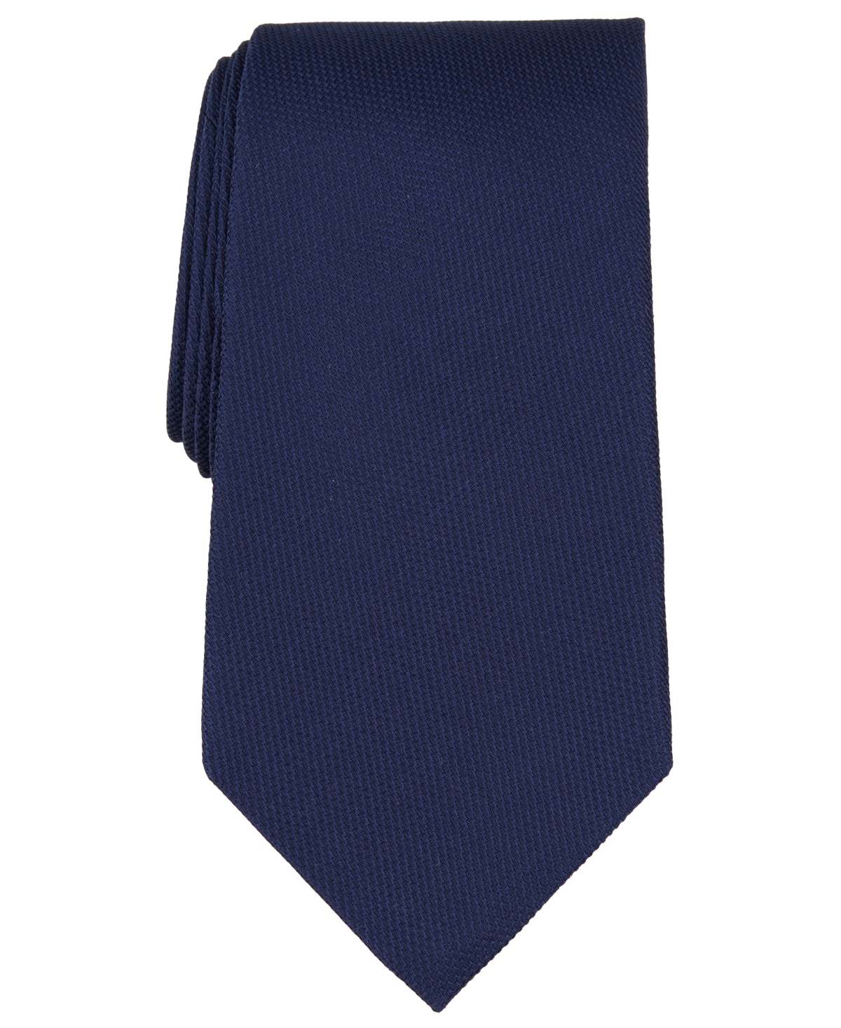 Brooks Brothers B By  Men's Textured Solid Silk Tie In Navy