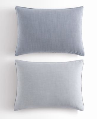 CLOSEOUT! Tencel Reversible Solid 3 Piece Duvet Cover Set, Queen