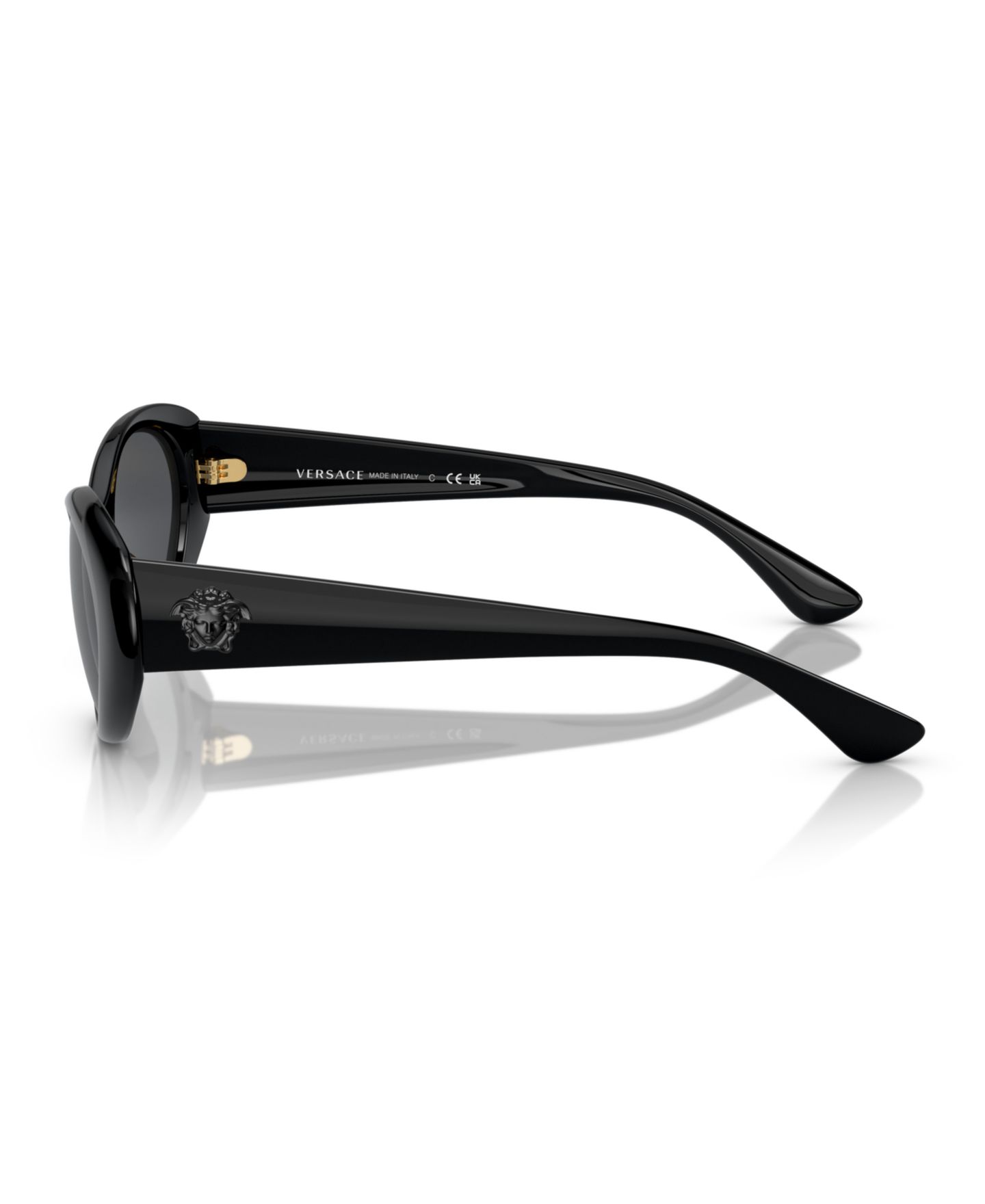 Женские солнцезащитные очки Versace Sunglasses VE4455U, цвет: Чёрный — фото 2