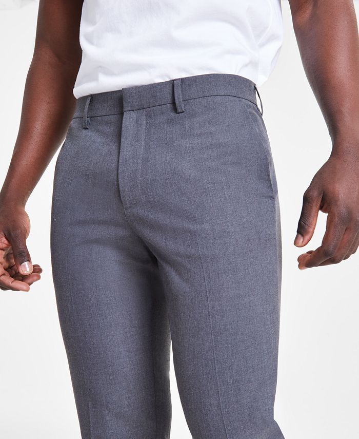 Calvin Klein Men's Slim-Fit Stretch Suit Pants - Macy's