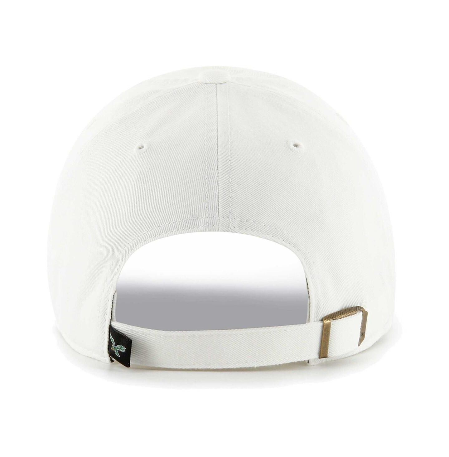 Мужская кепка '47 Brand White Distressed Philadelphia Eagles Gridiron Classics Clean Up Legacy Adjustable Hat — фото 2
