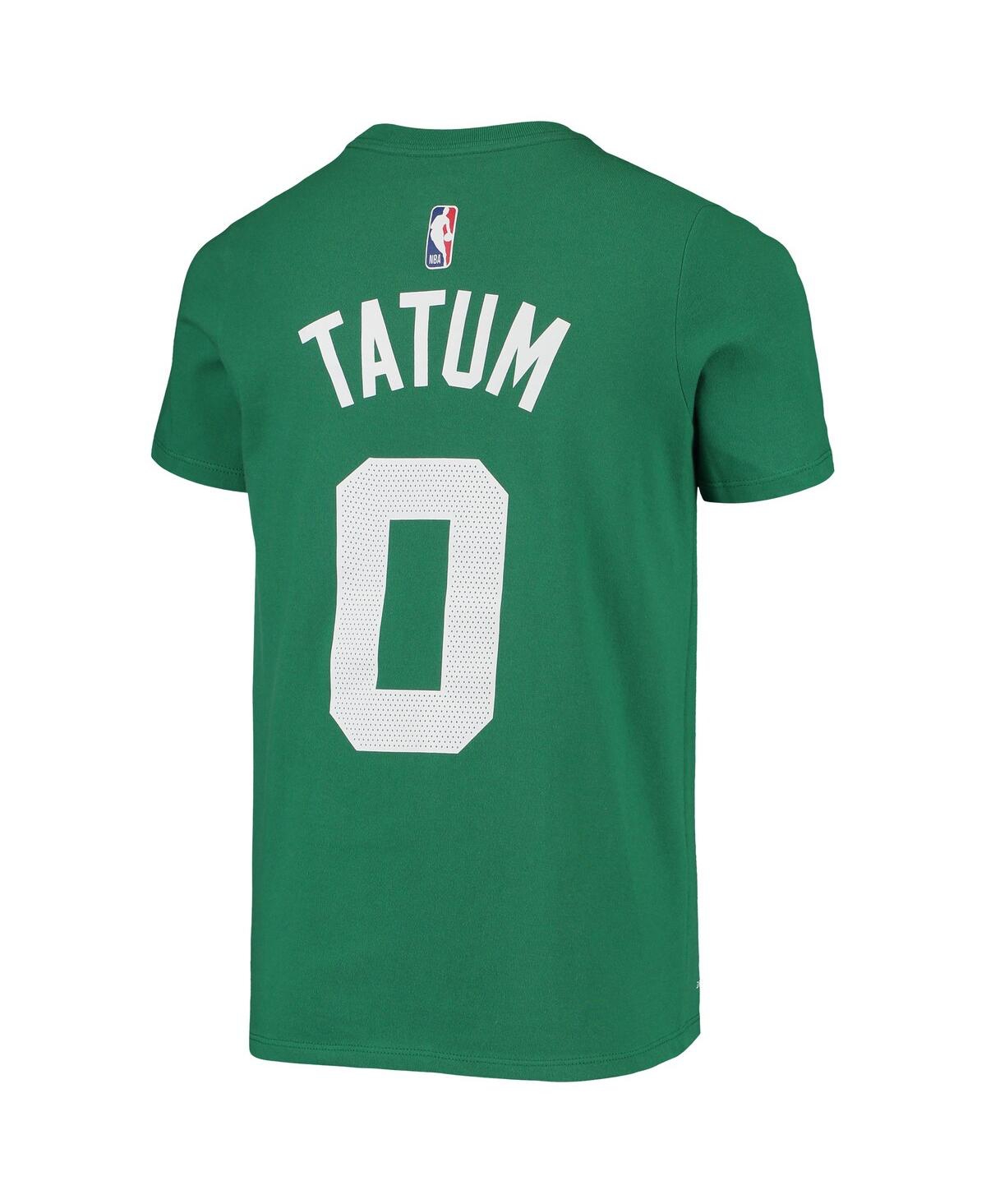 Nike Big Boys  Jayson Tatum Kelly Green Boston Celtics Logo Name And Number Performance T-shirt In Kelly Green