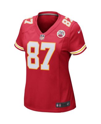 Women's Travis Kelce Red Kansas City Chiefs Game Jersey