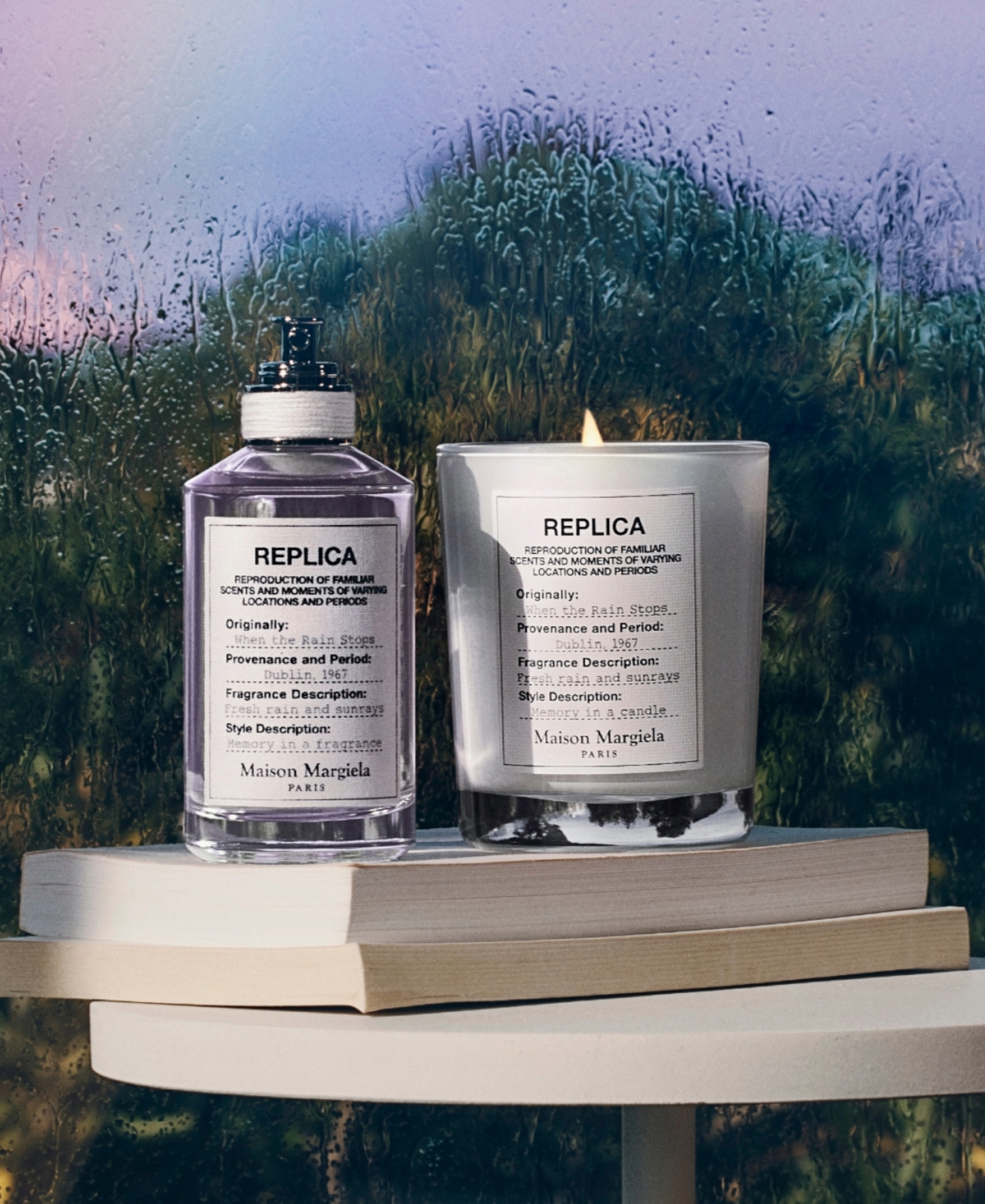 Maison Margiela Replica When The Rain Stops Scented Candle, oz