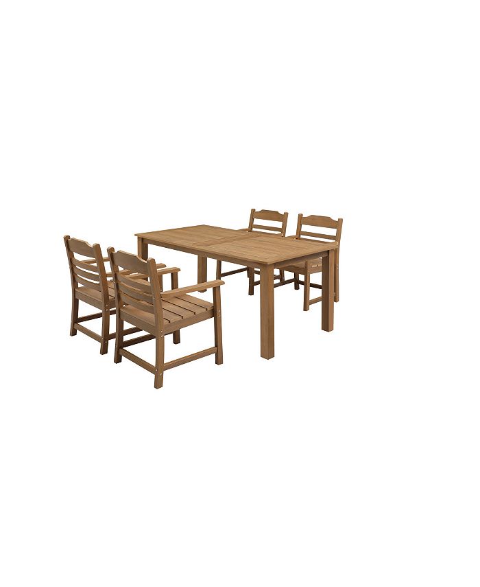 Macys teak dining 2025 set
