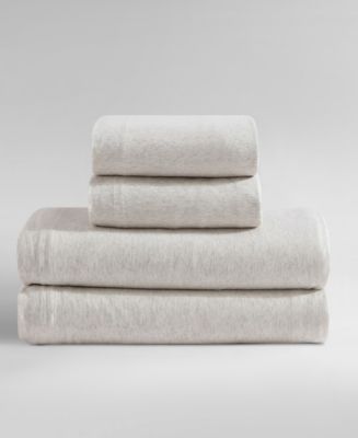 Calvin Klein Modern Melange Cotton Tencel Jersey Tencel Jersey Sheet Sets - Macy's