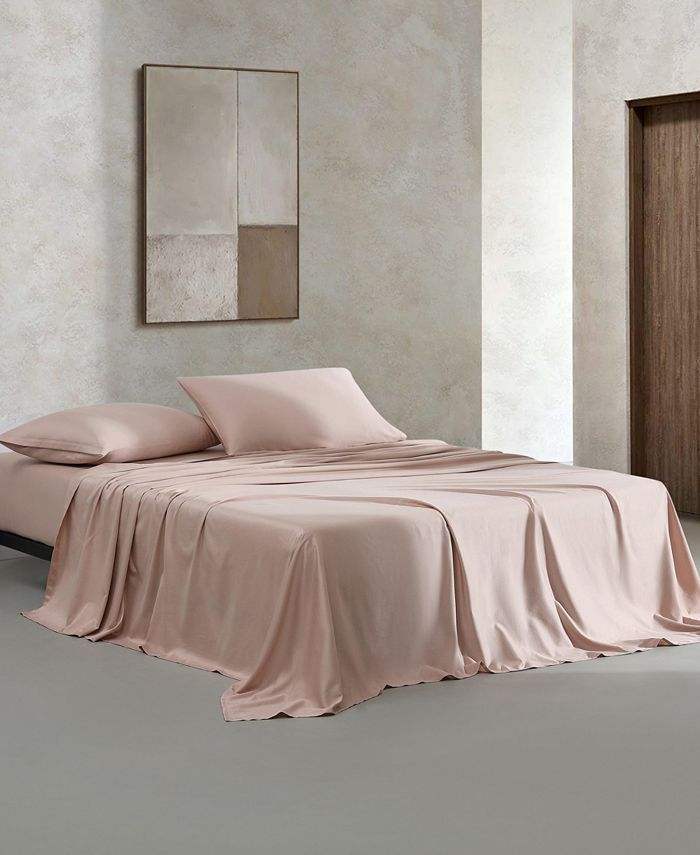 Calvin Klein Earth 300 Thread Count 100 Cotton Sateen 4Pc. Sheet Set