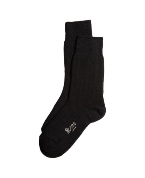 Носки Cashmere, средней высоты — Stems, цвет: Чёрный