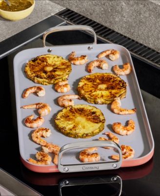 Non-Stick Ceramic-Coated 20" Double Burner Griddle