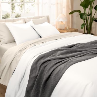 Organic Cotton Sateen Duvet 2Pc Cover Set, Twin/Twin XLong