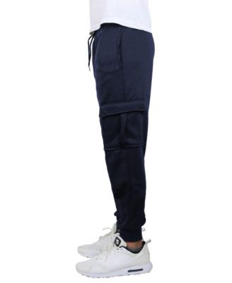 Men's Heavyweight Fleece-Lined Cargo Jogger Sweatpants