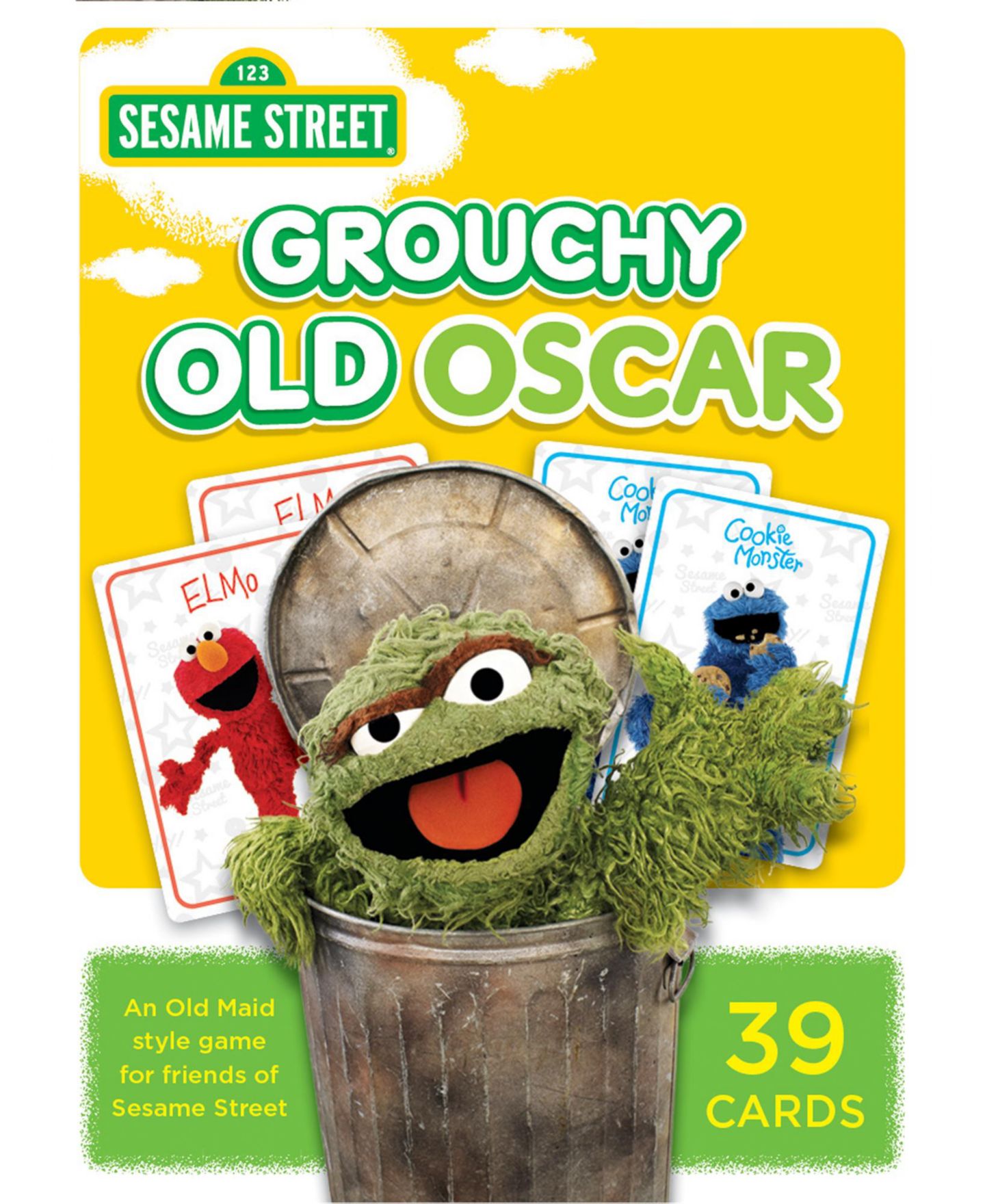 Детская карточная игра MasterPieces Puzzles Sesame Street Grouchy Old Oscar Card Game, от 4 лет — фото 3