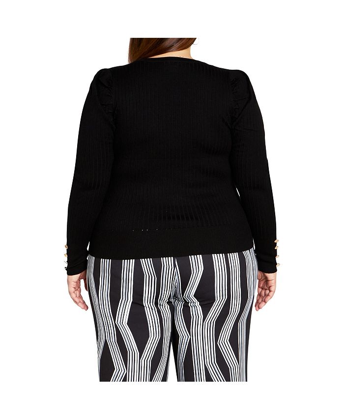 CITY CHIC Plus Size Rebel Rock Sweater Macy's