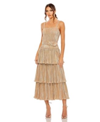 Women's Ieena Ruffle Tiered Buckle Detail Dress