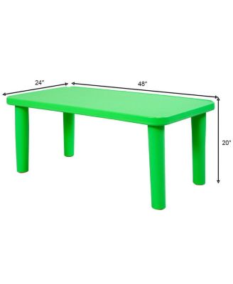 Kids Portable Plastic Table    and Play Activity School Home Furniture