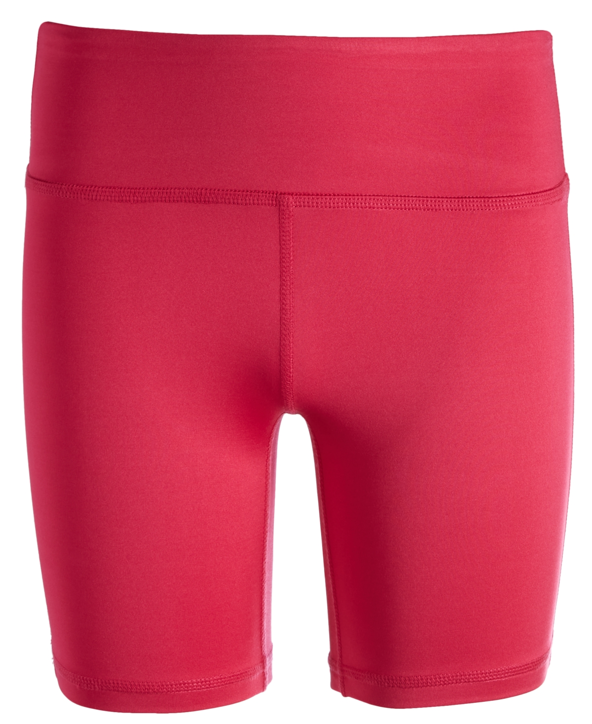 Shop Id Ideology Big Girls Core Stretch Solid Bike Shorts, Created For Macy's In Pink Dragon