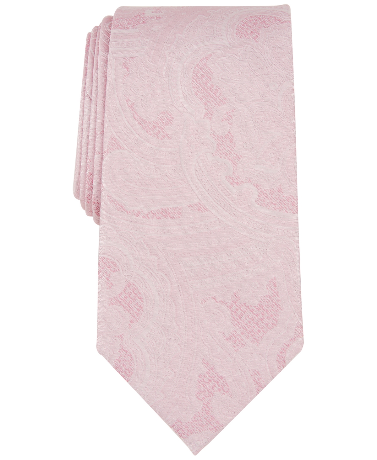 Shop Michael Kors Men's Farington Paisley Tie In Pink