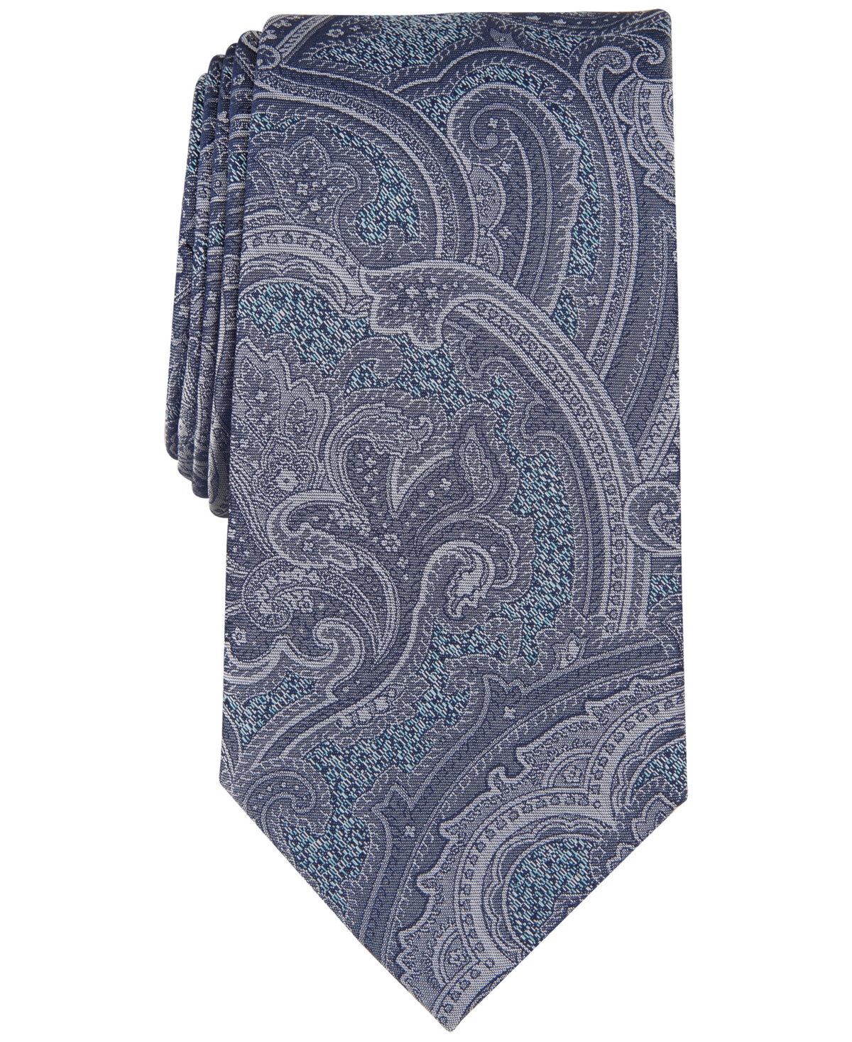 Shop Michael Kors Men's Farington Paisley Tie In Aqua