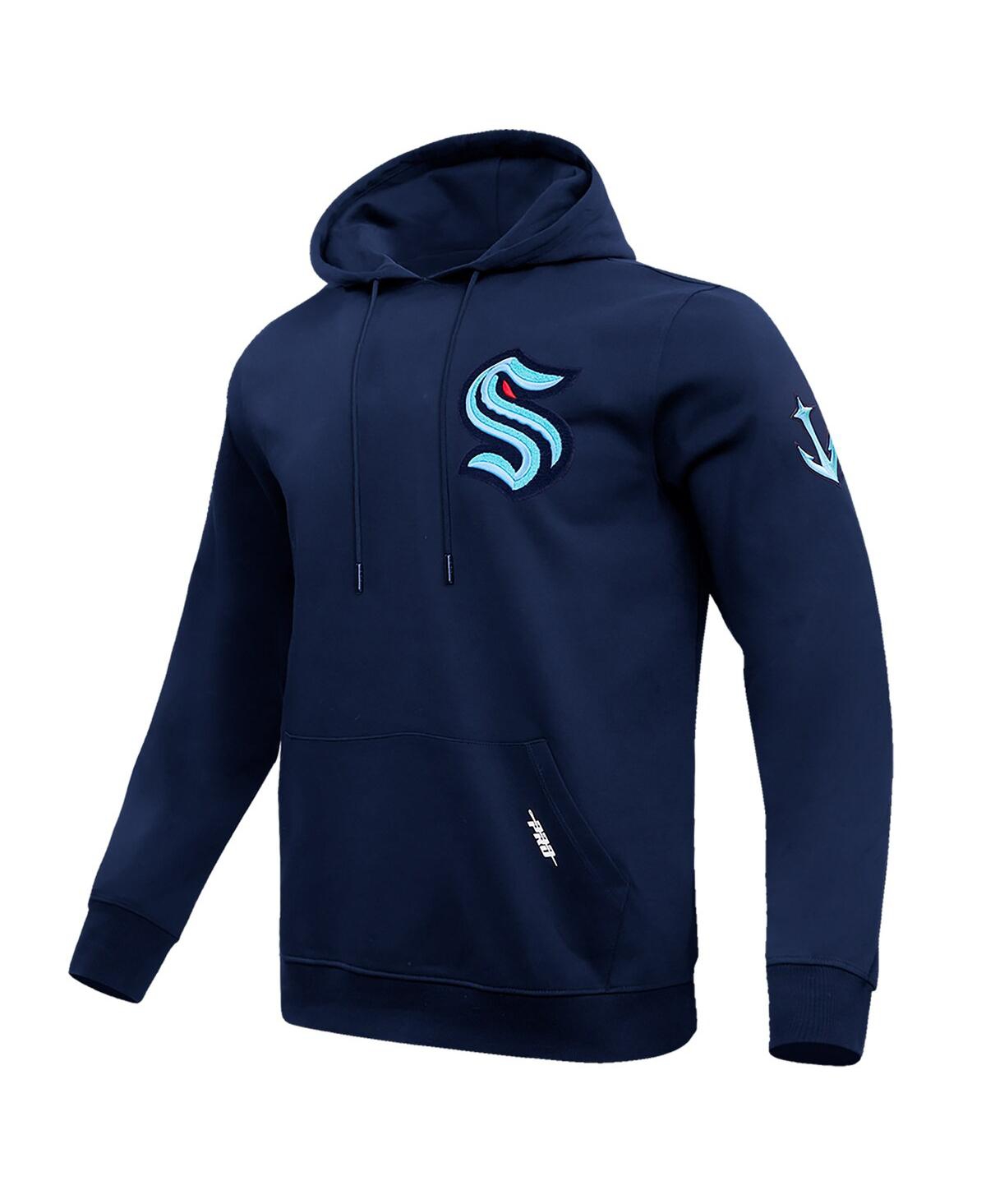 Pro Standard Men's  Navy Seattle Kraken Classic Pullover Hoodie In Navy