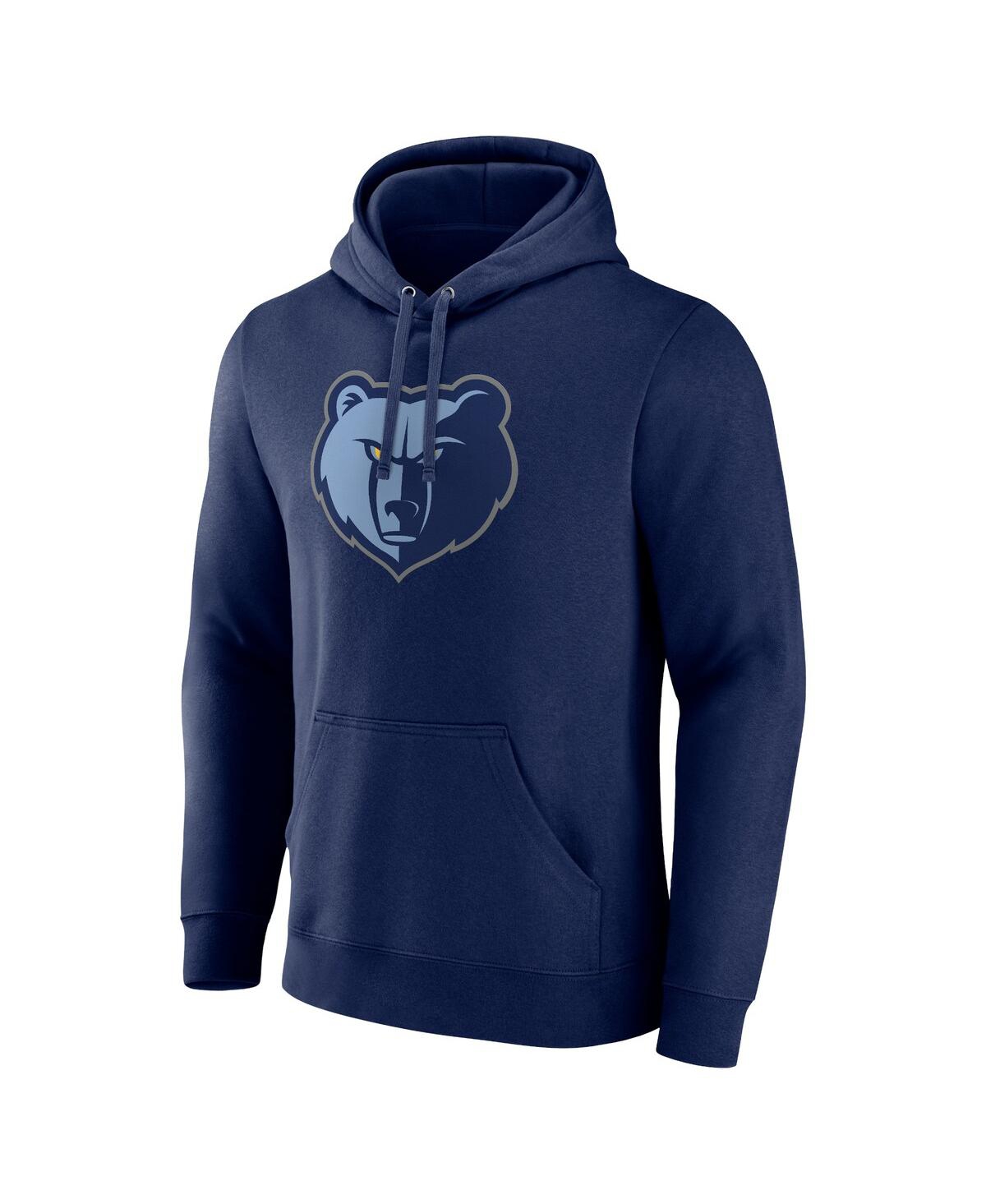 Men's FanaticsMemphis Grizzlies Primary Logo Pullover Hoodie - Navy