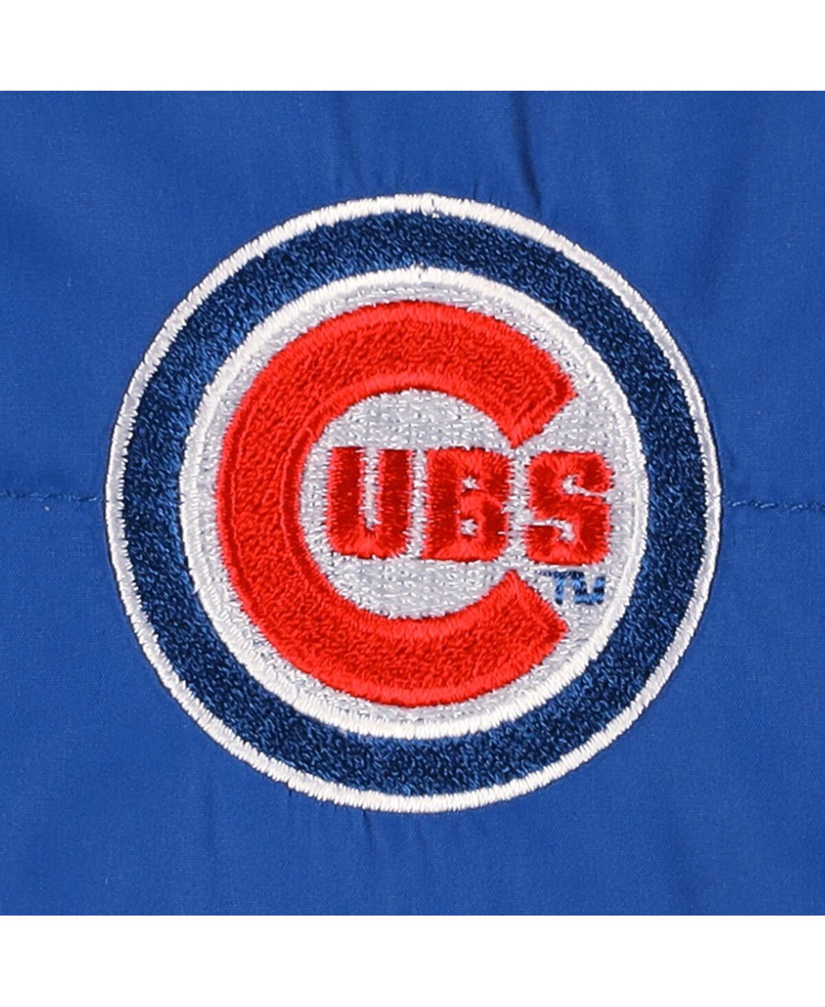 DUNBROOKE MEN'S DUNBROOKE HEATHER ROYAL CHICAGO CUBS EXPLORER FULL-ZIP JACKET 